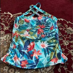 Lands End Swim Tankini Size 12